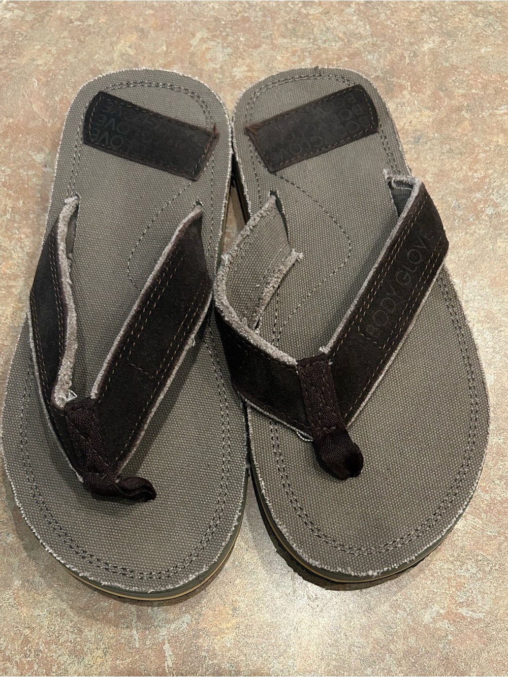Body Glove Dark Brown and tan Flip Flop - Picture 2 of 8